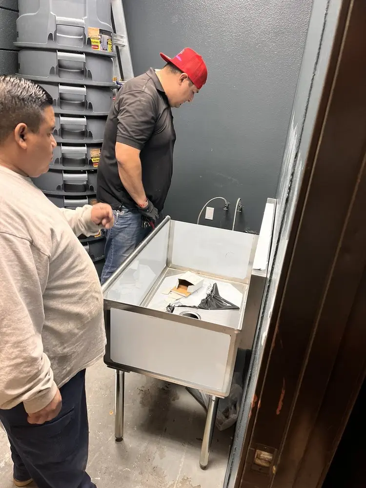 Commercial plumbing and sink installation in Dowlin